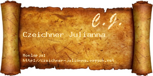 Czeichner Julianna névjegykártya
