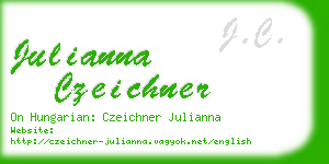 julianna czeichner business card